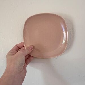 Set of 3 Vintage Poppytrail Shore Line Cake Plates | Pink | Perfect Condition